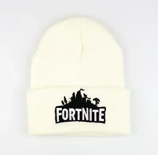 Knitted Fortnite Hats - Stylish Anime-Inspired Beanies for Women and Men - Warm Autumn Caps for Casual Wear.