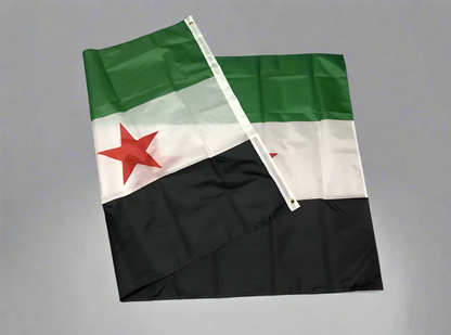 Large Syrian Flag 90 x 150 cm with High Quality