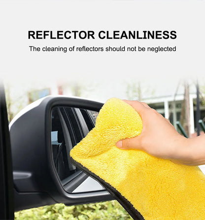 SEAMETAL 50x100cm Car Washing Towel - 400GSM Microfiber Cleaning Cloth with High Water Absorption - Double-Sided Soft Car Wash Drying Towel.