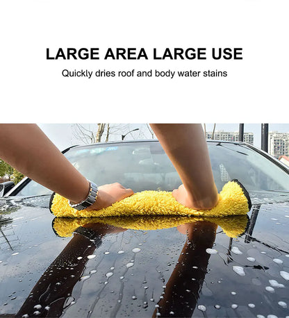 SEAMETAL 50x100cm Car Washing Towel - 400GSM Microfiber Cleaning Cloth with High Water Absorption - Double-Sided Soft Car Wash Drying Towel.