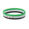 1pc Syria Flag Silicone Bracelet - Sports Wristband Bangle for Women and Men.