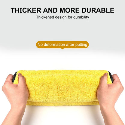 SEAMETAL 50x100cm Car Washing Towel - 400GSM Microfiber Cleaning Cloth with High Water Absorption - Double-Sided Soft Car Wash Drying Towel.