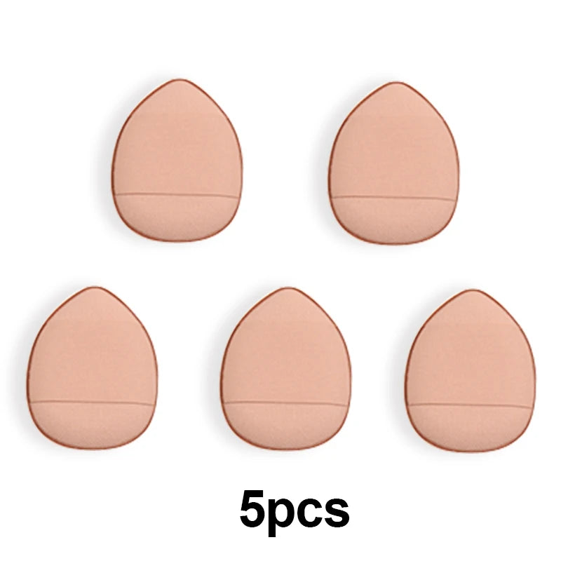 5/10Pcs Mini Finger Puff - Small Air Cushion Powder Sponge for Foundation, Face Concealer, BB Cream, and Cosmetic Application - Makeup Tools.