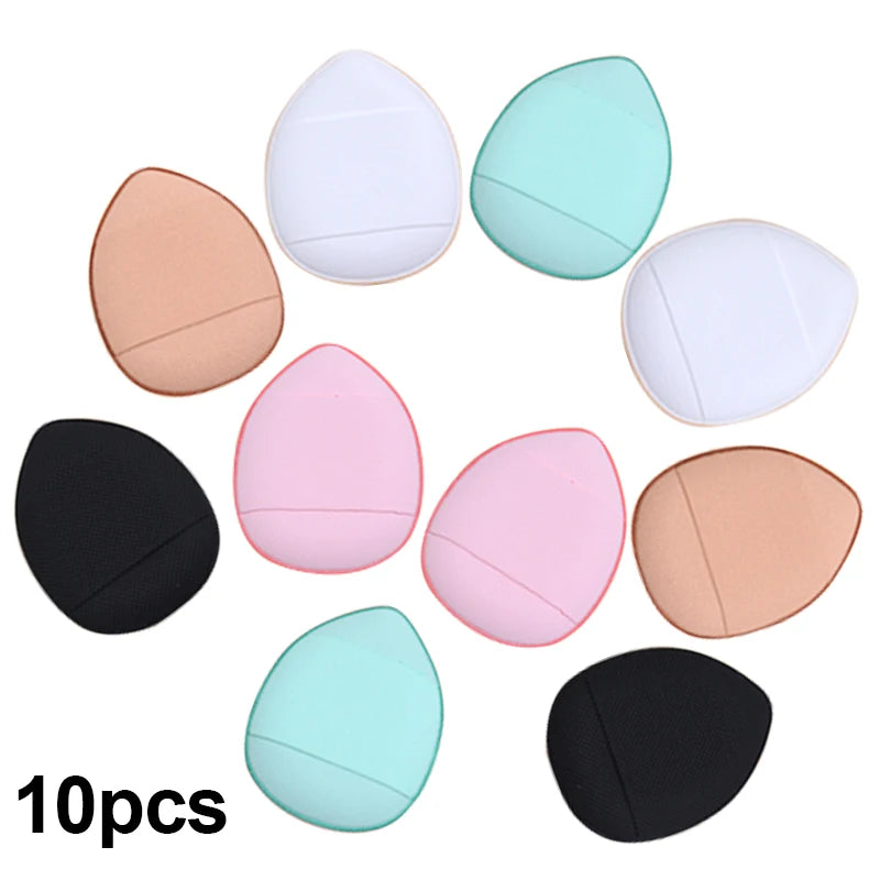 5/10Pcs Mini Finger Puff - Small Air Cushion Powder Sponge for Foundation, Face Concealer, BB Cream, and Cosmetic Application - Makeup Tools.