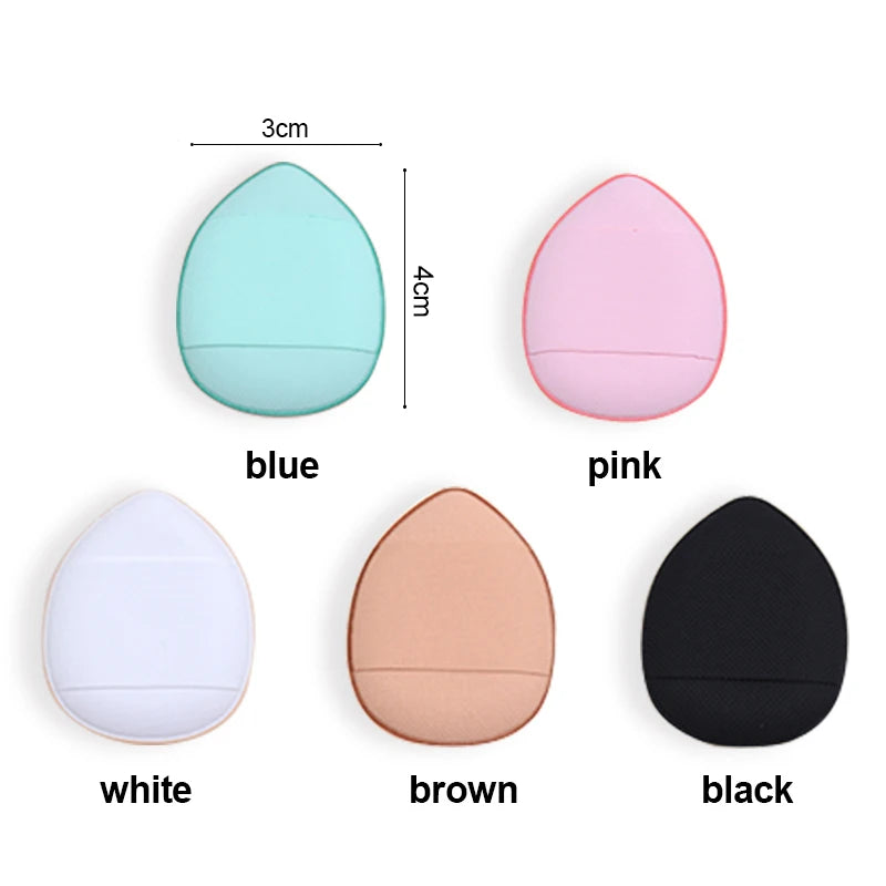 5/10Pcs Mini Finger Puff - Small Air Cushion Powder Sponge for Foundation, Face Concealer, BB Cream, and Cosmetic Application - Makeup Tools.