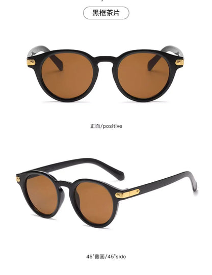 Latest Retro Round Sunglasses for Women and Men - Vintage Style Frames with High-Quality Lenses - Stylish Shades for All