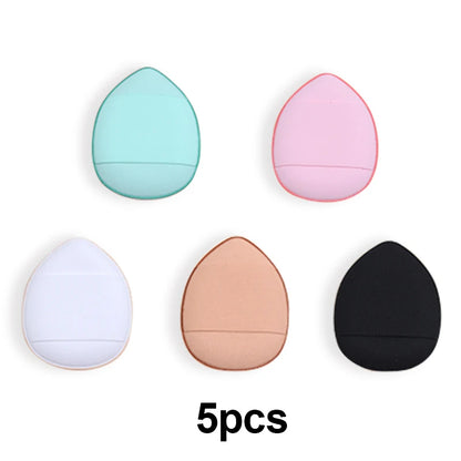 5/10Pcs Mini Finger Puff - Small Air Cushion Powder Sponge for Foundation, Face Concealer, BB Cream, and Cosmetic Application - Makeup Tools.